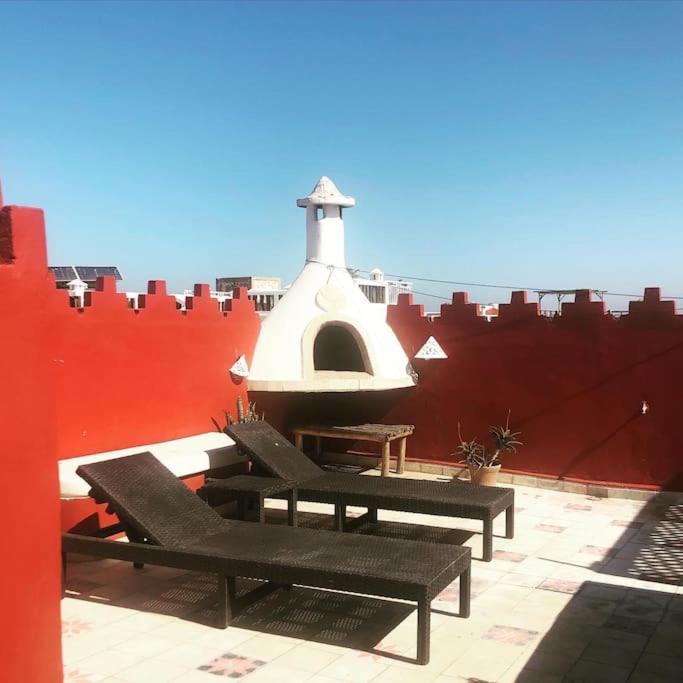 Charmant Riad Pour Familles Ou Groupes - Dar Mama Essaouira Exterior foto